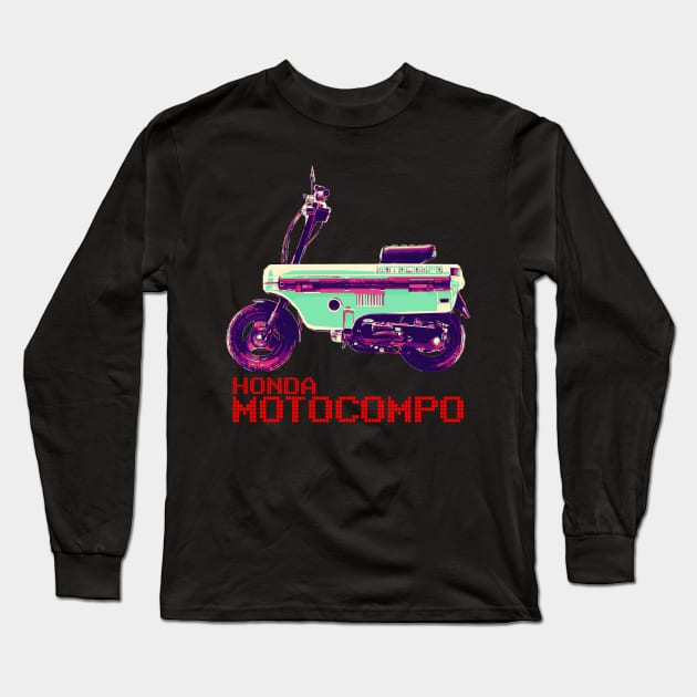 Motocompo Long Sleeve T-Shirt by Bajingseng